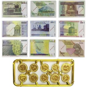 ست سکه و اسکناس اموزشی