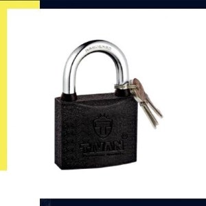 قفل اویز مشکی سایز32 تیوان