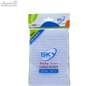 نوت استیک a6 خط دار اسکای کد 1055-1075