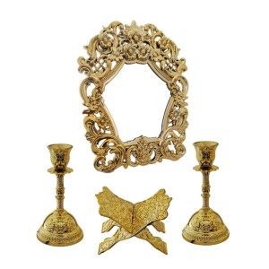 اینه شمعدان سه گل متوسط