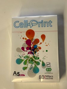 کاغذ A5 سل پرینت فروش بسته 500 تایی