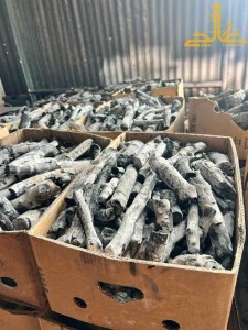 زغال پسته قلیانی بسته 200 گرم گلستانی