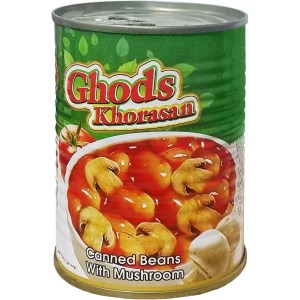 کنسرو لوبیا قارچ قدس 350 گرم