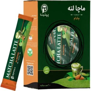 ماچا لته بادام پپتینا 100 گرم ساشه 10ع
