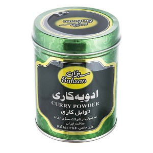 ادویه کاری سبزان قوطی 150گرم