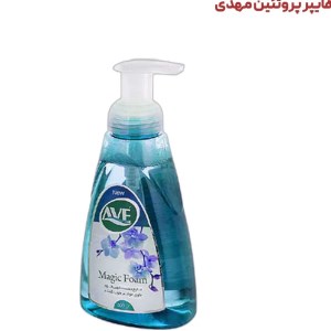 فوم دستشویی اوه 500 گرم مثلثی ابی حاوی الوئه ورا