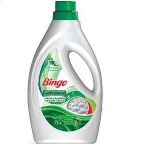 مایع لباسشویی بینگو 1900 گرم (قابل استفاده برای شتسشو البسه با دست و ماشین)