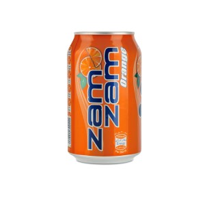 نوشابه زمزم قوطی پرتقالی 250 میل