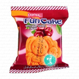 فان کیک درنا عروسکی با کرم البالویی 24عددی