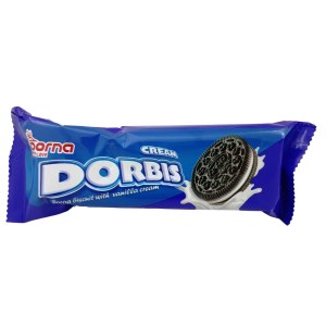 دربیس بیسکویت کاکائویی با کرم نارگیل درنا 115گرم 24ع