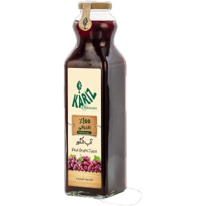 اسموتی انگور قرمز کاریز شیشه 200 میل