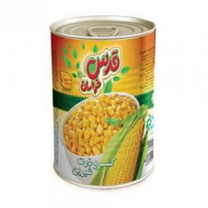 کنسرو ذرت شیرین قدس کلیدی 350 گرم