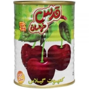 کمپوت گیلاس قدس کلیدی 350 گرم