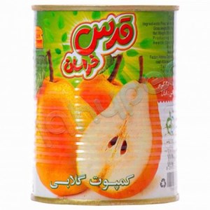 کمپوت گلابی قدس کلیدی 350 گرم