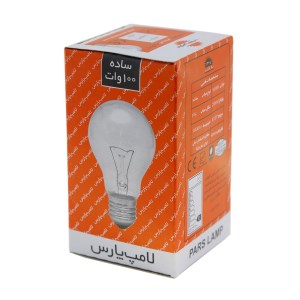لامپ پارس 100 وات ساده رشته ای