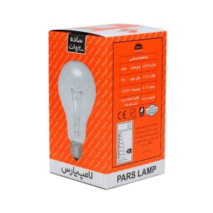 لامپ پارس ایرانی 200 وات ساده رشته ای