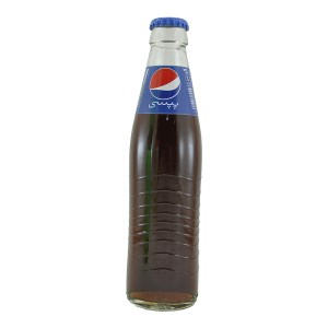 نوشابه پپسی مشکی شیشه یکبار مصرف