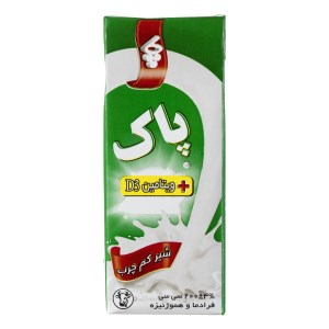شیر کم چرب پاک 200 سی سی