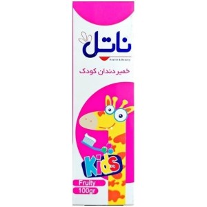 خمیردندان کودک روزانه طرح زرافه ناتل 100 گرم