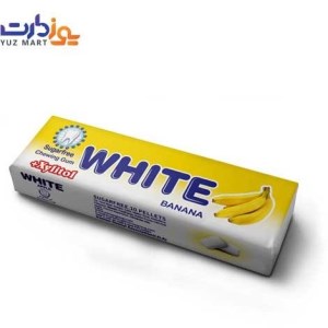ادامس موزی بدون شکر وایت دراژه 10ع