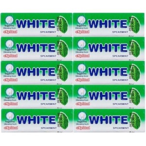 ادامس وایت دراژه نعنا تند بدون شکر 10 عددی