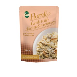 پاستا نیمه اماده هورنلی گراب با مرغ و قارچ تک 180 گرم