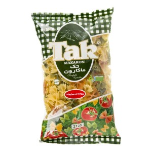 ماکارونی فرمی تک پروانه ای سبزیجات 500گرم