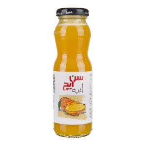 ابمیوه انبه شیشه سن ایچ 200 سی سی