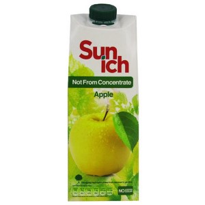 ابمیوه تتراپک سن ایچ 750 لیتری سیب (بدون استفاده از کنسانتره و بدون شکر افزوده)