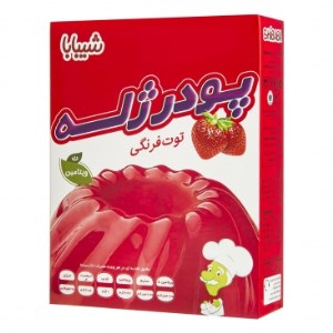 پودر ژله شیبابا توت فرنگی 100 گرم