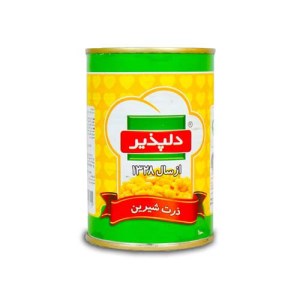 کنسرو ذرت شیرین دلپذیر قوطی 410گرم