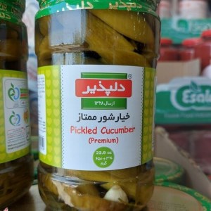 خیارشور ممتاز شیشه دلپذیر650 گرم