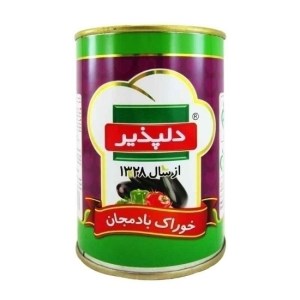 کنسرو بادمجان دلپذیر قوطی 410گرم