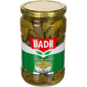 خیارشور سوپر ویژه بدر 630 گرم