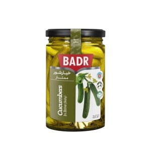 خیارشور ممتاز بدر شیشه 630 گرم