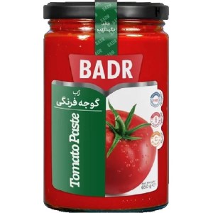 رب گوجه بدر شیشه 650 گرم
