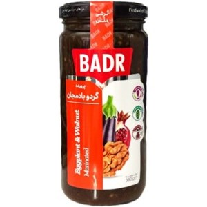 ترشی پرورده گردو و بادمجان بدر 380 گرم