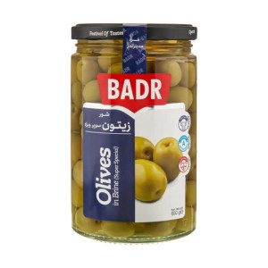 زیتون با هسته سوپر ویژه بدر 650 گرم