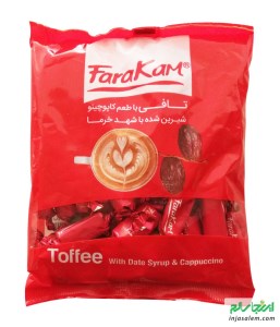 تافی کاپوچینو کامور با شهد خرما رژیمی 200گرم