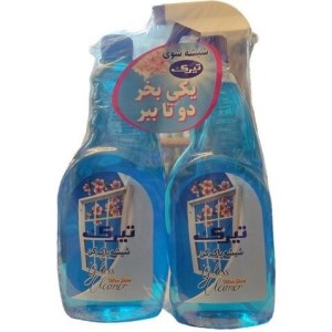 شیشه پاک کن دوقلو ابی و صورتی تیرک 800 میل