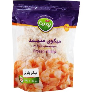 میگو پلویی بدون پوست پمینا سایز ( 151-200) 500 گرم