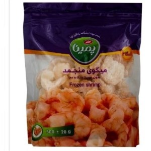 میگو بدون پوست رگ پمینا (70_61) 500 گرم