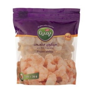 میگو بدون پوست پمینا سایز (60_51) 500گرم