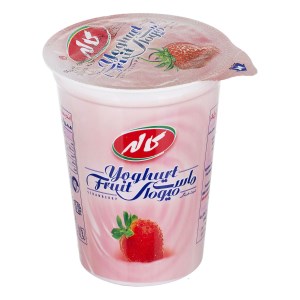 ماست میوه ای توت فرنگی 450گرم کاله