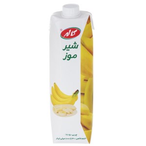 شیر موز کاله منشوری 1 لیتری