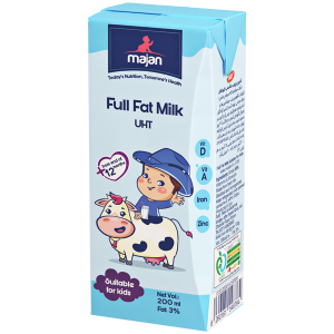 شیر پرچرب غنی شده کاله کودک ماجان200میل