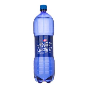 اب گاز دار لاکی یو1.5 لیتری ساده