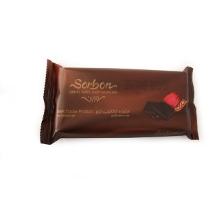 شکلات تخته ای اسلپ تلخ سورین 250گرم