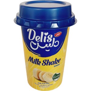 میلک شیک موز 200 سی سی کاله لیوانی