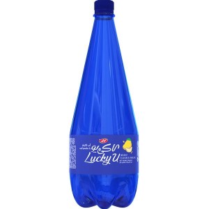 اب گاز دار لاکی یو 1 لیتر انبه